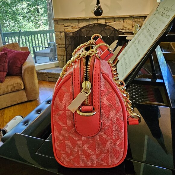 NWOT Bedford Legacy Extra-Small Logo Duffle Crossbody Bag - Picture 5 of 9